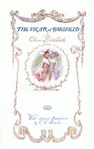 Il Vicario di Wakefield - Pagina del titolo, da Il Vicario di Wakefield pubblicato da J M Dent & Son Ltd, anni 1920